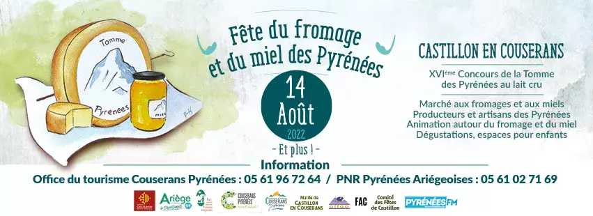 Bannière d'information pour la fête du fromage